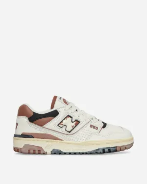 550 Sneakers Off White / Marron
