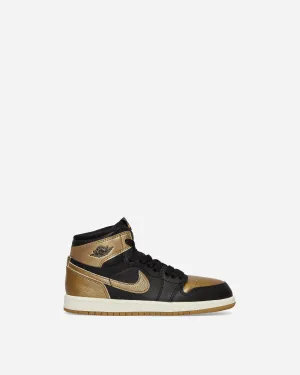 Air Jordan 1 Retro High OG (PS) Chaussures de sport Noir / Or