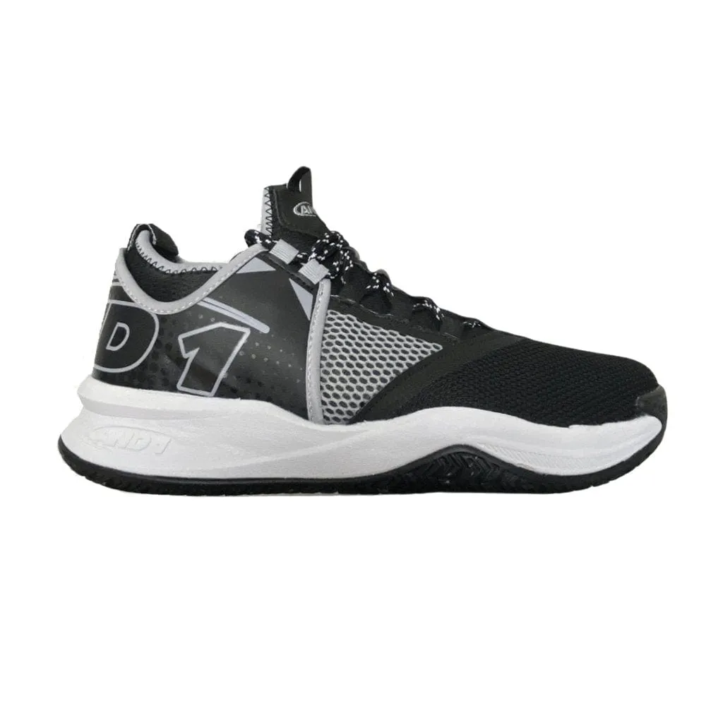 CHAUSSURES DE BASKETBALL AND-1 MEN'S CHARGE NOIRES