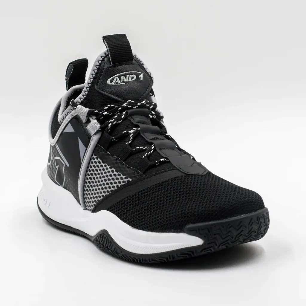 CHAUSSURES DE BASKETBALL AND-1 MEN'S CHARGE NOIRES