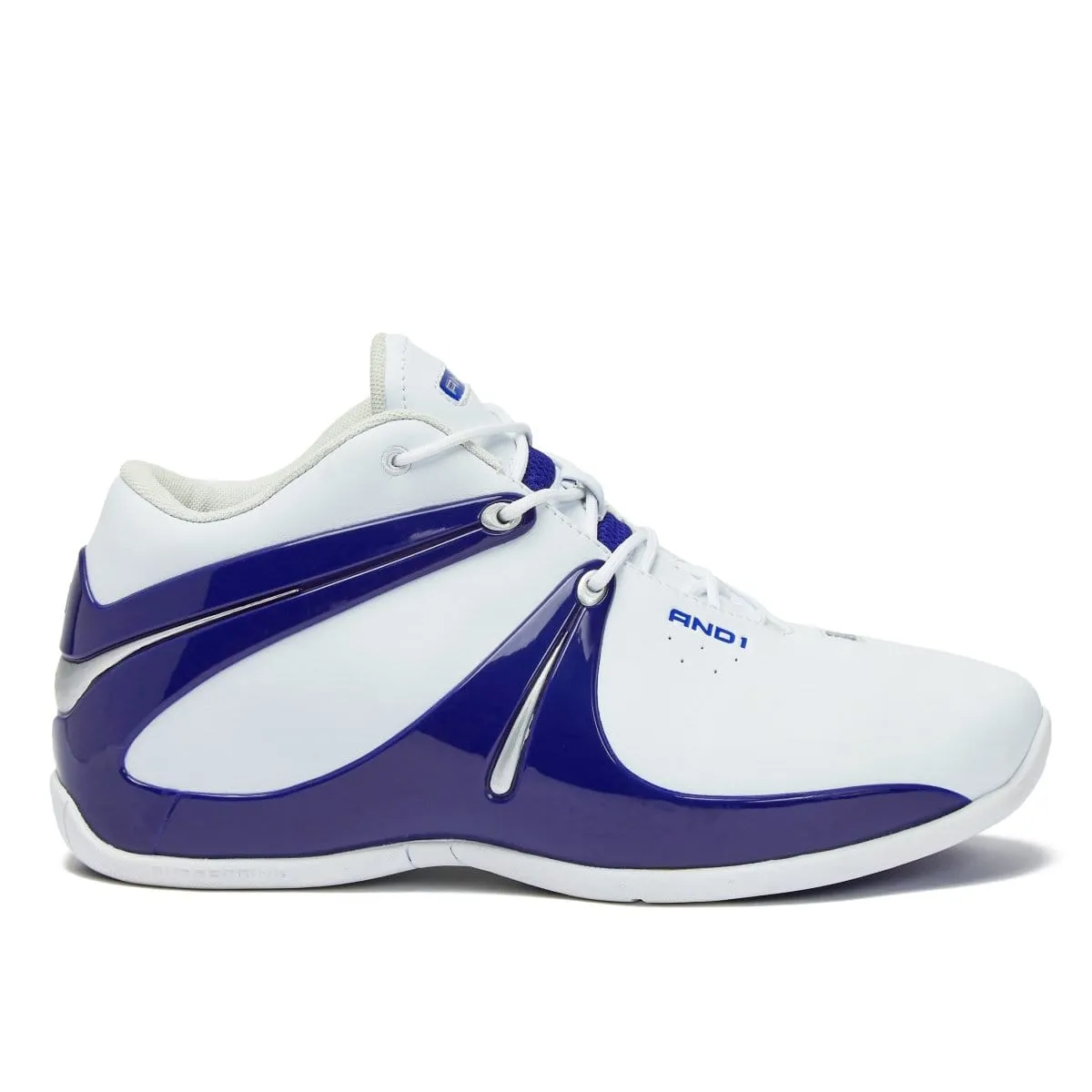 CHAUSSURES DE BASKETBALL AND-1 RISE BLANC/BLEU POUR HOMME