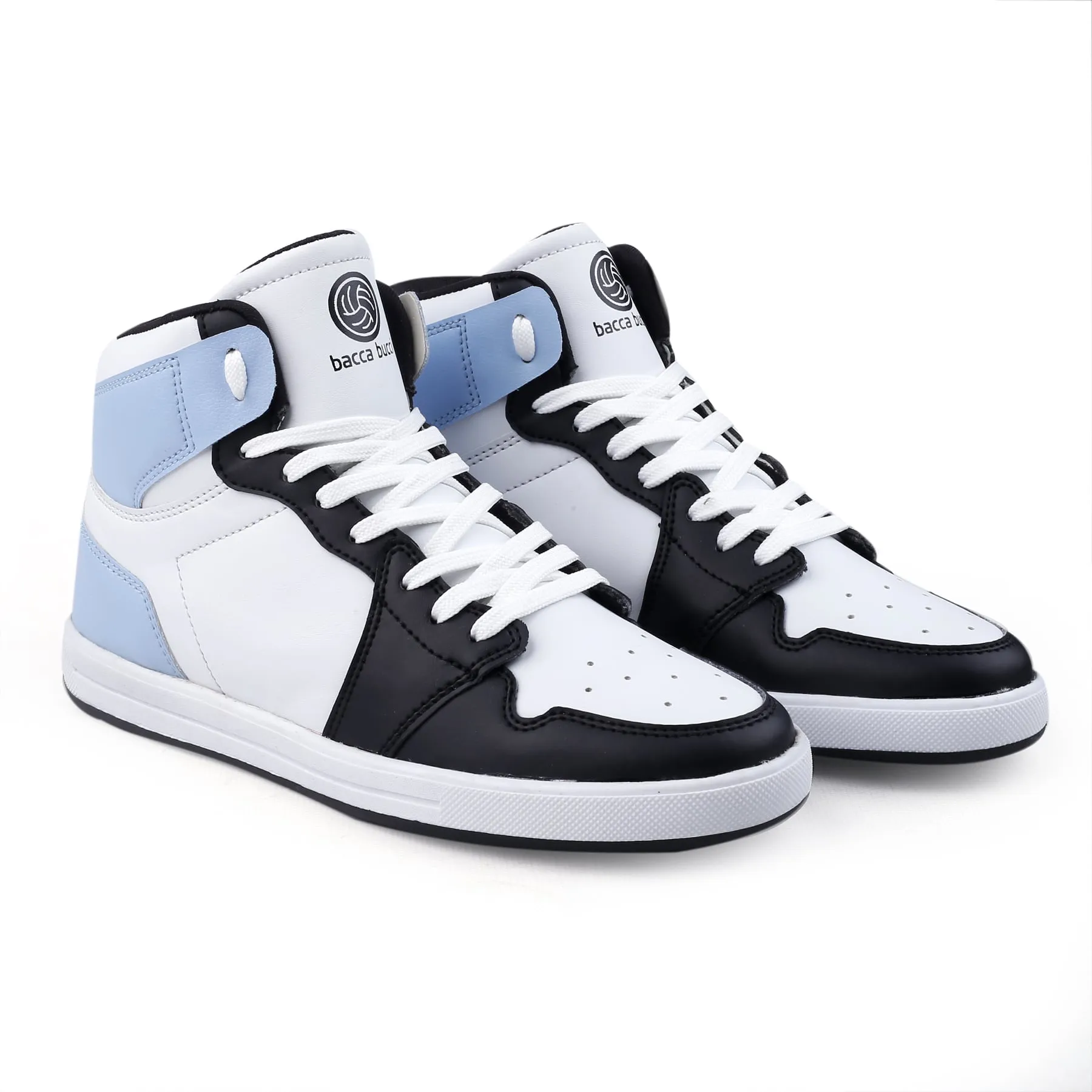 Bacca Bucci Chaussures de Sport à Haute Tige à Talon Plat pour Garçons ou Filles, Style Streetwear (Âge : 8 à 12 Ans)