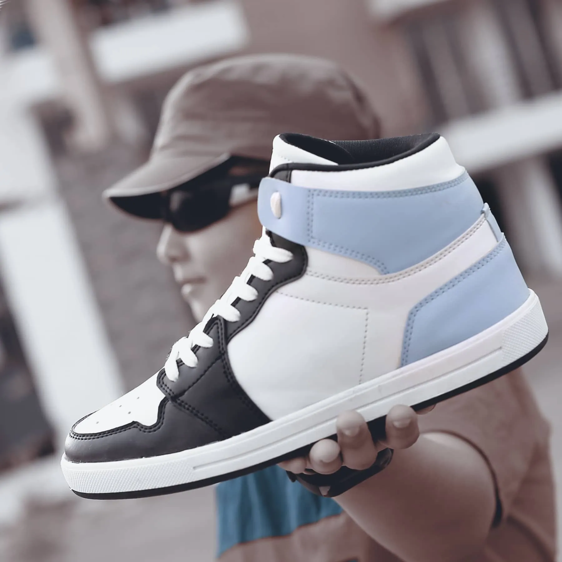 Bacca Bucci Chaussures de Sport à Haute Tige à Talon Plat pour Garçons ou Filles, Style Streetwear (Âge : 8 à 12 Ans)