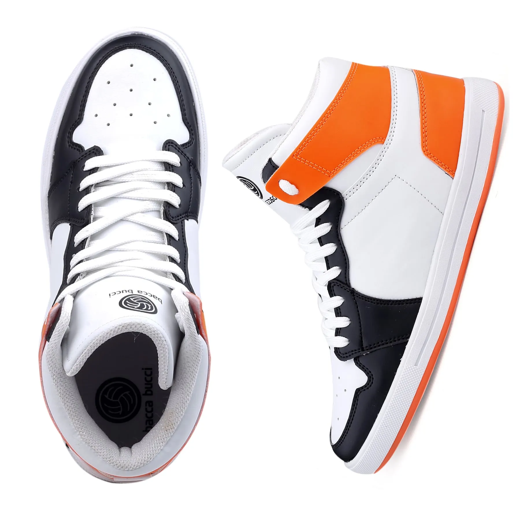 Bacca Bucci Chaussures de Sport à Haute Tige à Talon Plat pour Garçons ou Filles, Style Streetwear (Âge : 8 à 12 Ans)