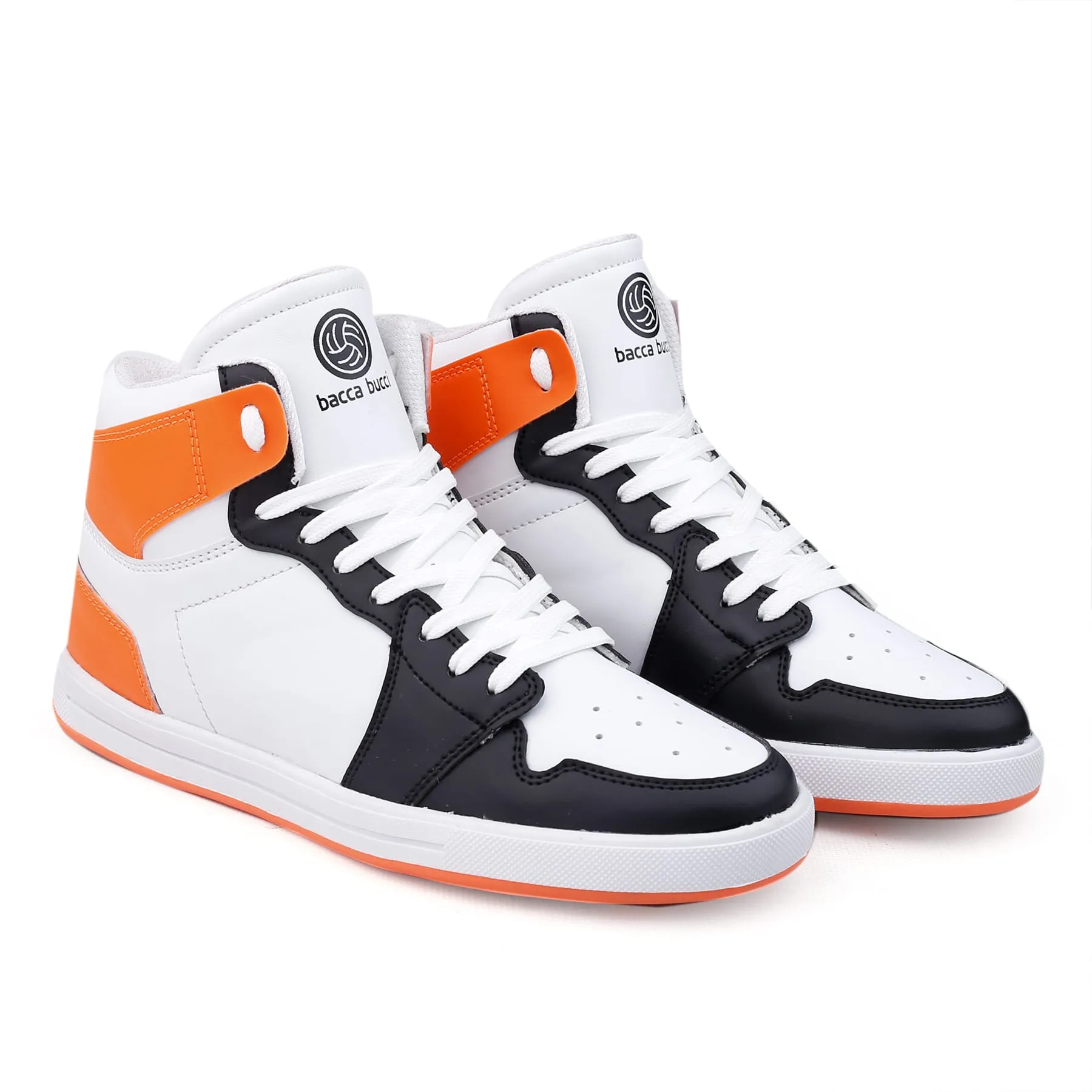 Bacca Bucci Chaussures de Sport à Haute Tige à Talon Plat pour Garçons ou Filles, Style Streetwear (Âge : 8 à 12 Ans)