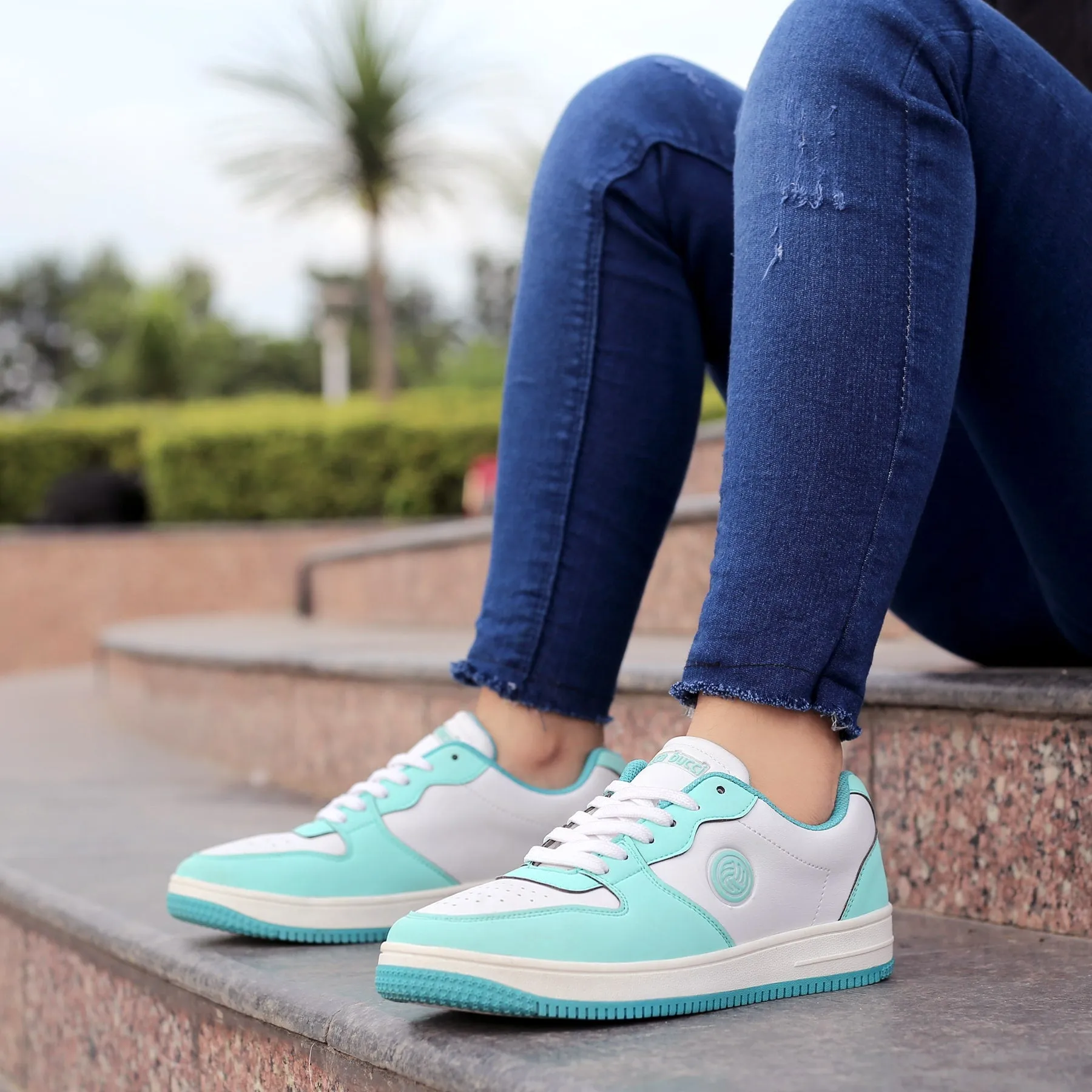 Bacca Bucci EMILY Sneakers Basses à Semelle Plate pour Femmes
