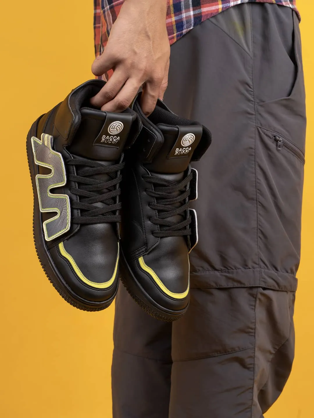 Bacca Bucci Sneakers Hautes PATCH-PLAY pour Homme