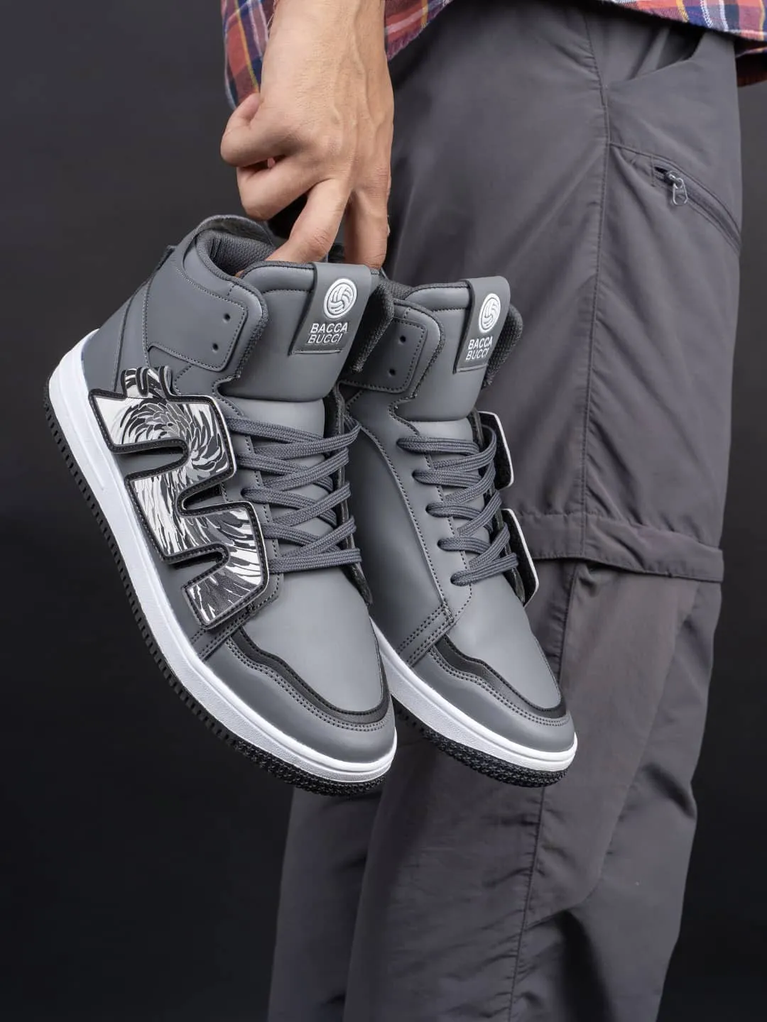Bacca Bucci Sneakers Hautes PATCH-PLAY pour Homme