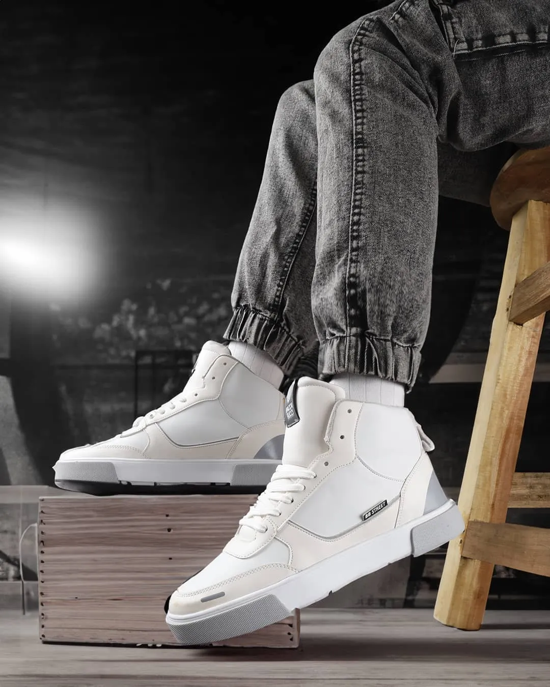 Bacca Bucci Basket montante SKYLINE SOARER pour Homme - Élévation style Gen Z