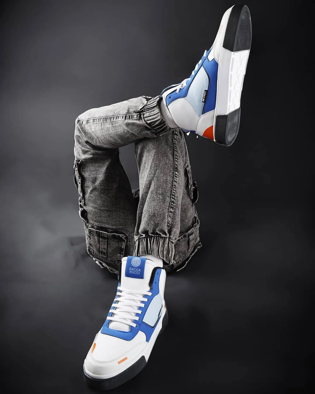 Bacca Bucci Chaussures de Sport Hautes SKYLINE SOARER pour Hommes - Élévation de Style Gen Z