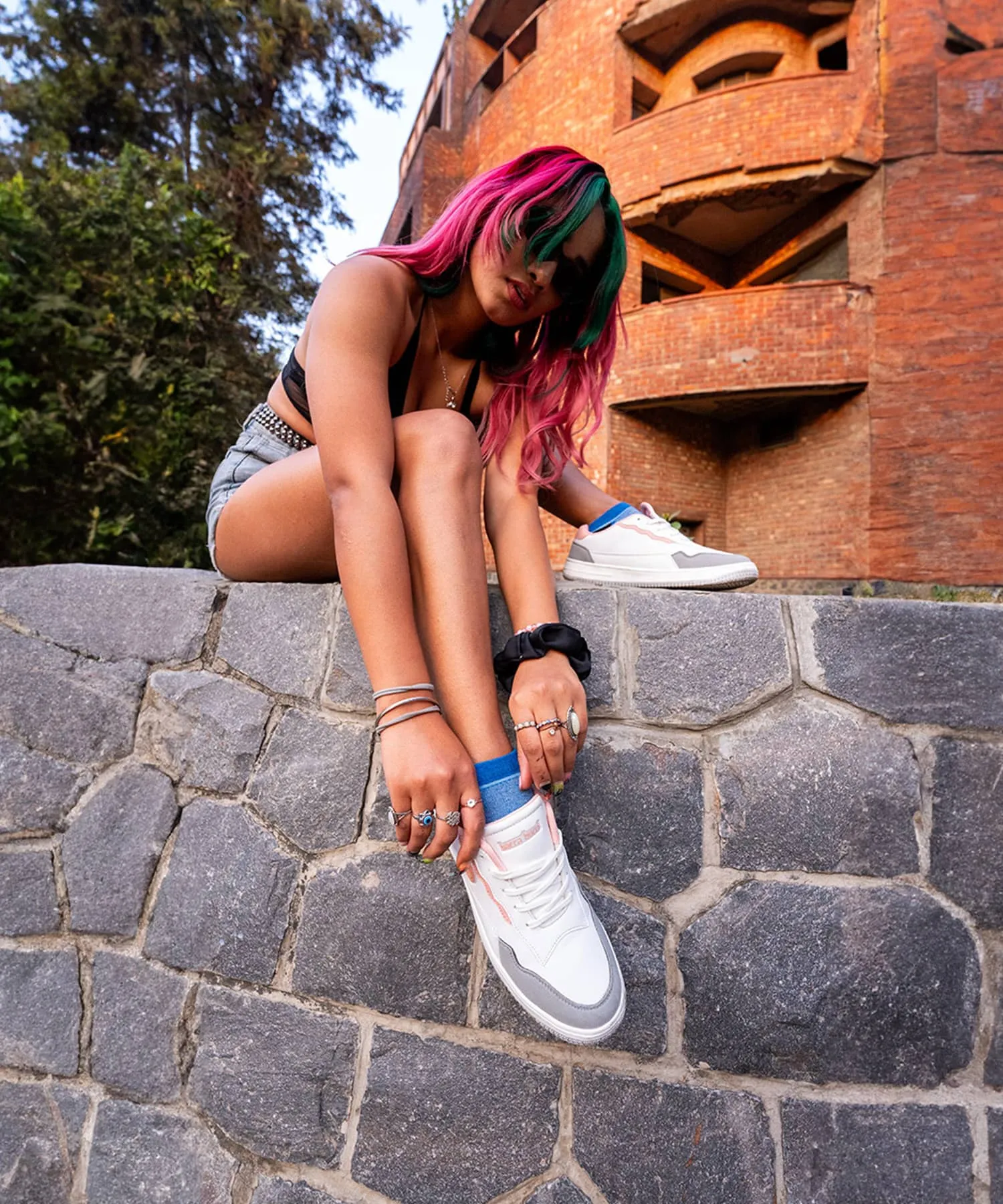 Bacca Bucci INFINITY Sneakers Basses à Semelle Plate pour Femme