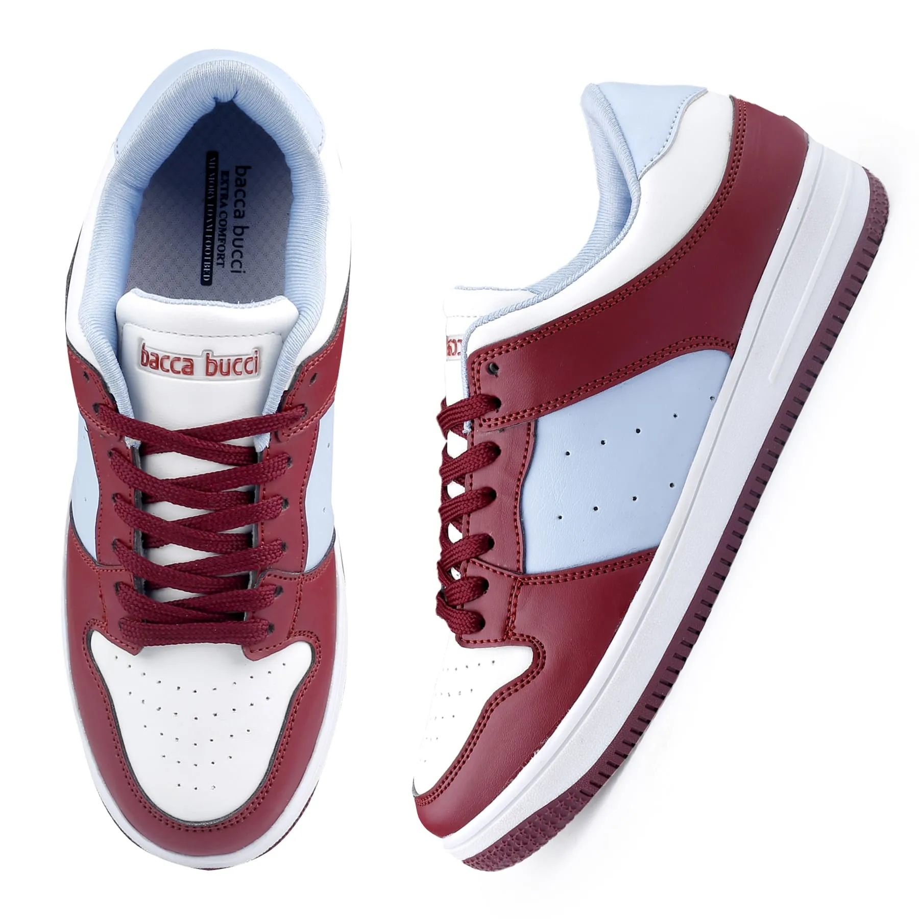 Bacca Bucci NORA Sneakers Basses à Semelle Plate pour Femmes