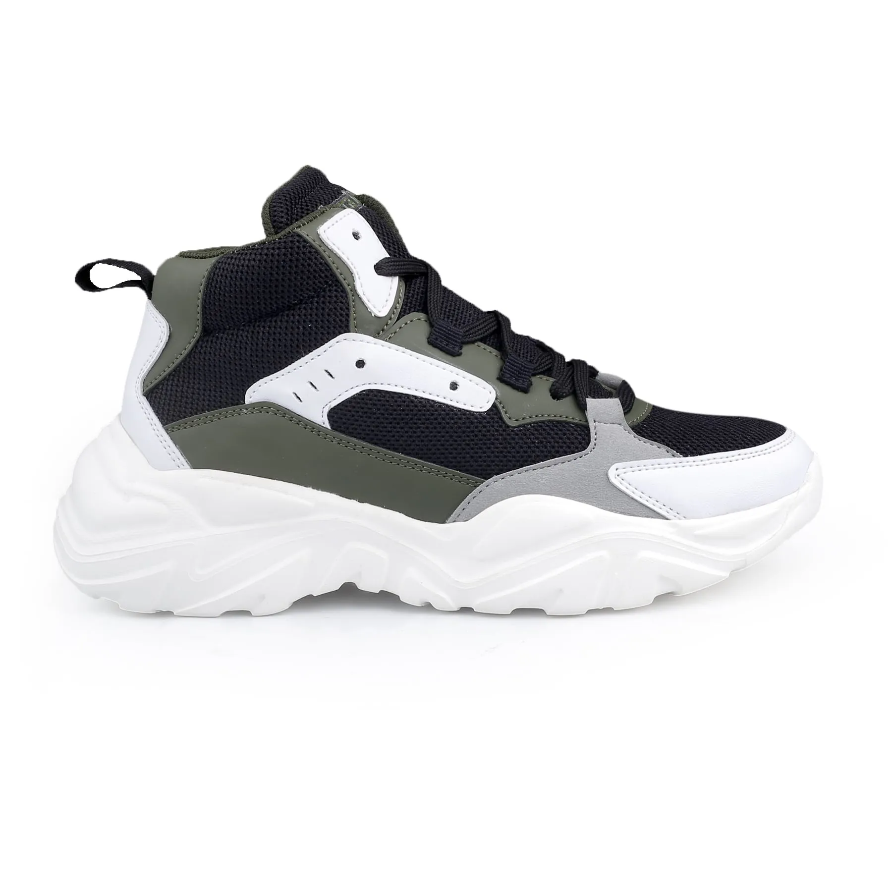 Bacca Bucci NYRA Sneakers de mode à plateforme mi-haute pour femmes | Sneakers volumineuses StreetWear