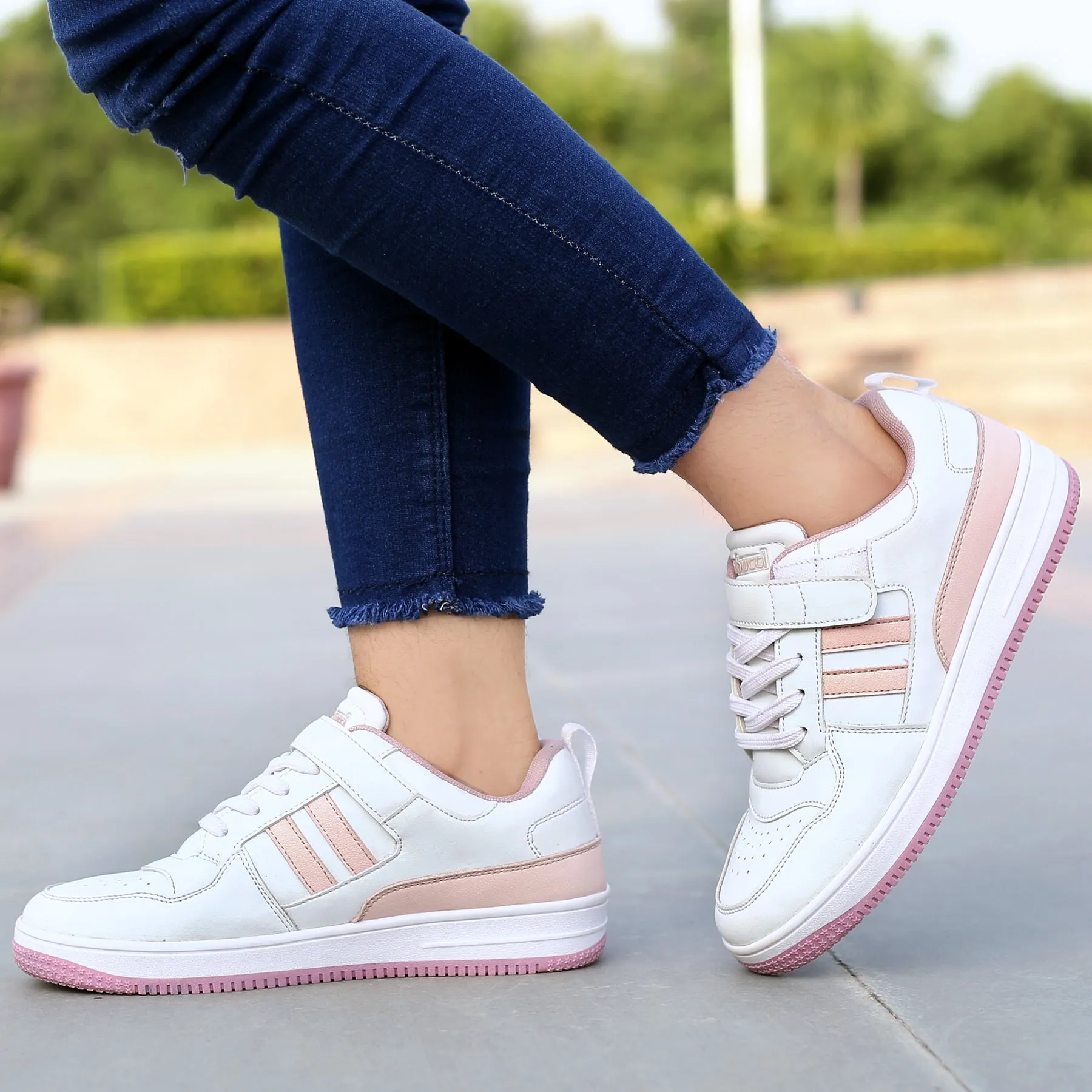 Bacca Bucci PHOENIX Basket Femme à Lacets Auto-Agriffants Basse