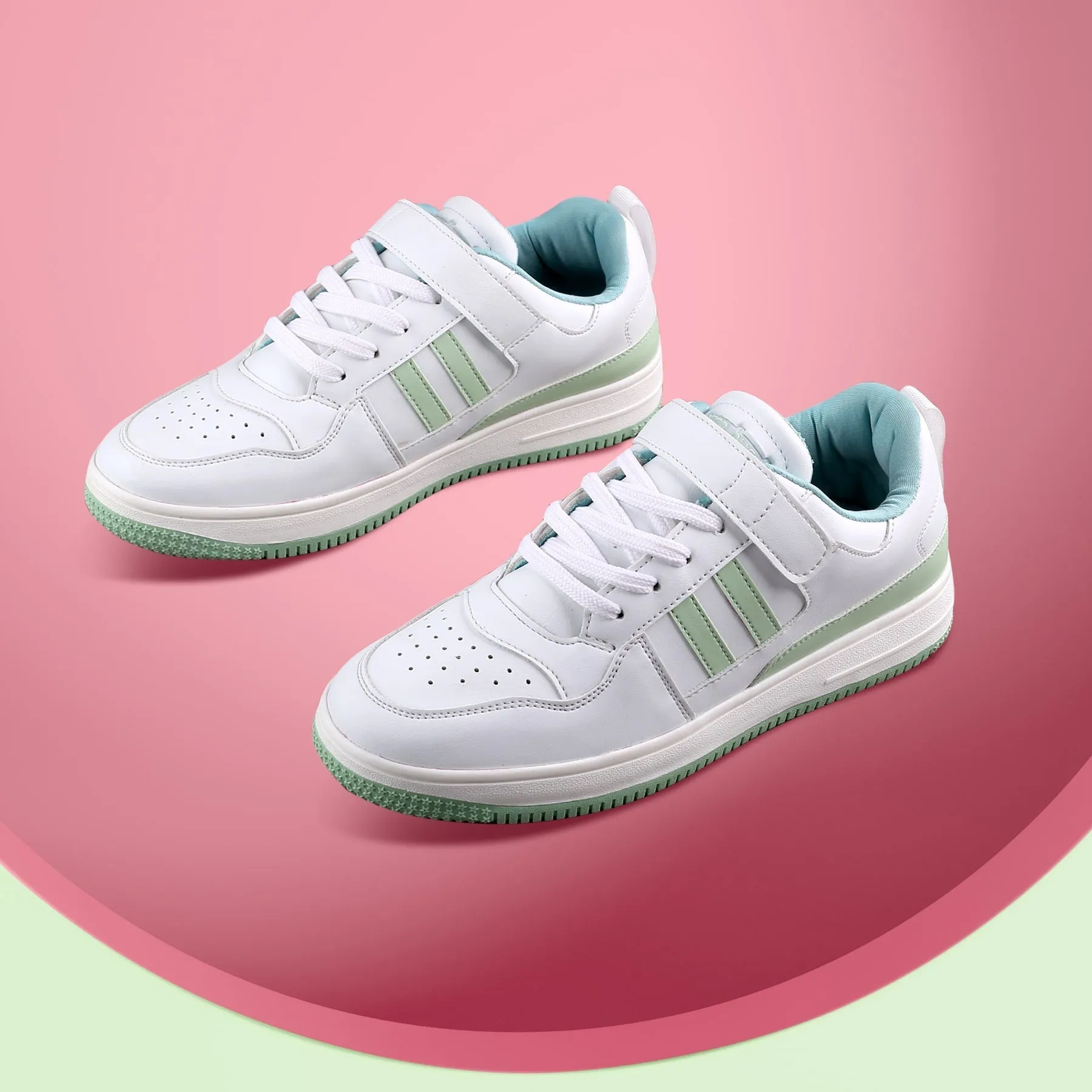Bacca Bucci PHOENIX Basket Femme à Lacets Basse avec Fermeture Velcro