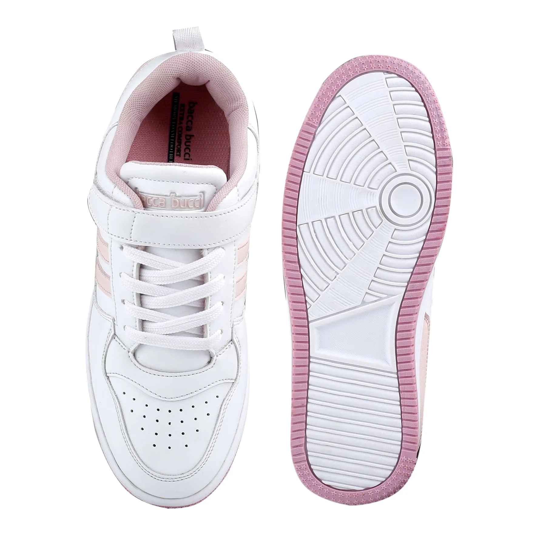 Bacca Bucci PHOENIX Basket Femme à Lacets Auto-Agriffants Basse