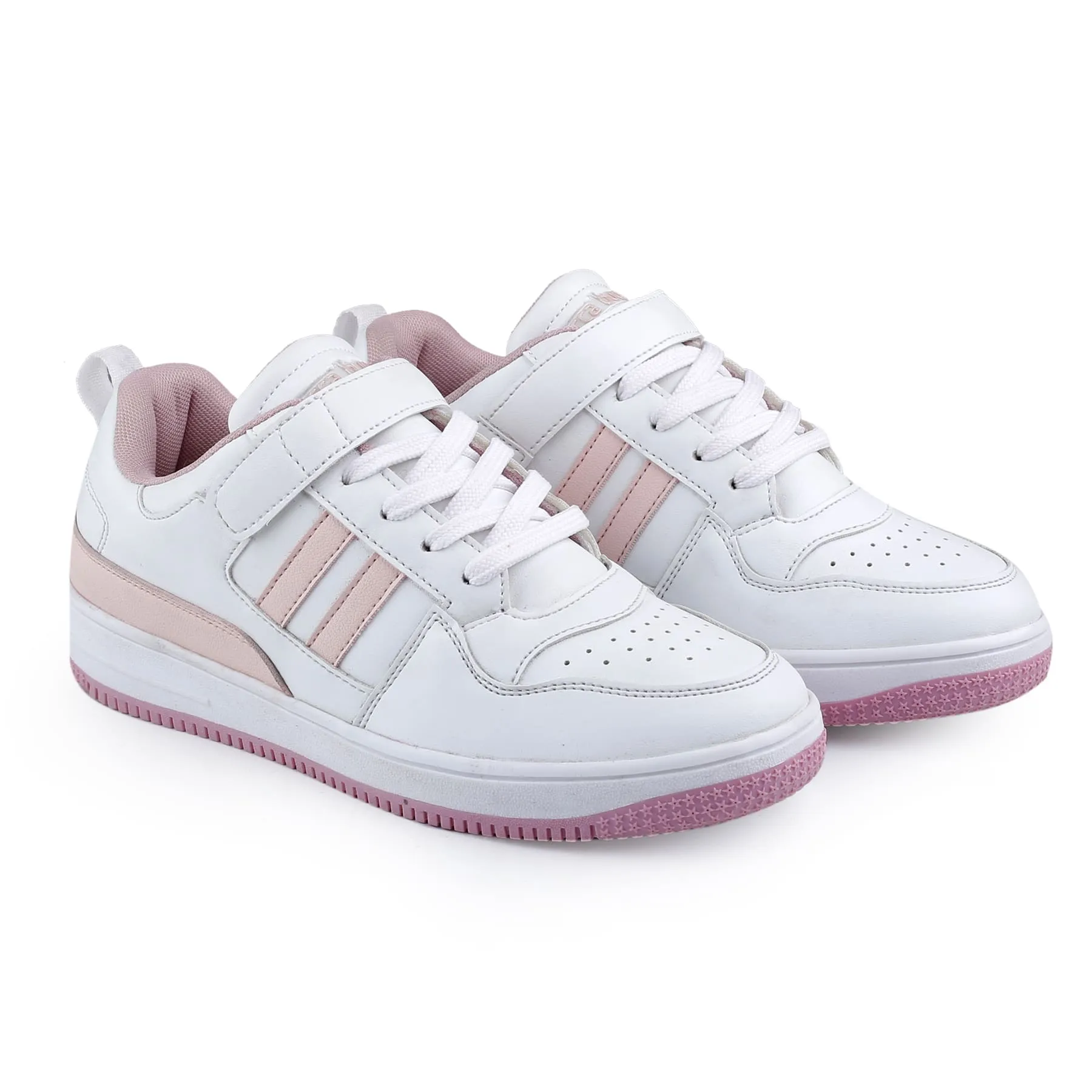 Bacca Bucci PHOENIX Basket Femme à Lacets Basse avec Fermeture Velcro