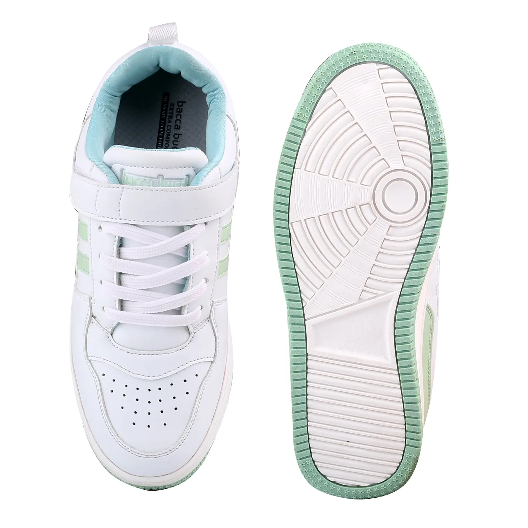 Bacca Bucci PHOENIX Basket Femme à Lacets Auto-Agriffants Basse