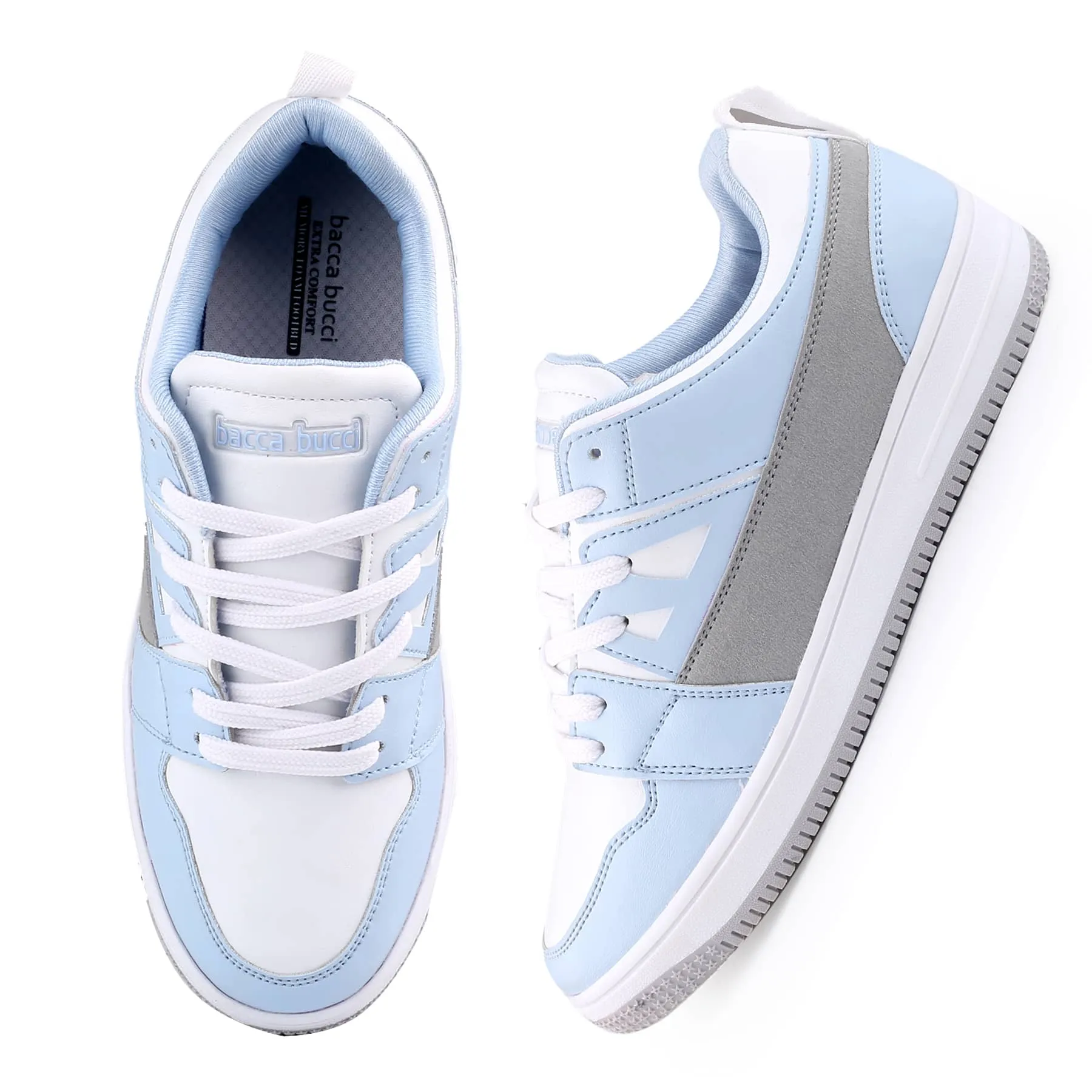 Bacca Bucci SERENITY Sneakers Basses à Semelle Plate Mode pour Femmes