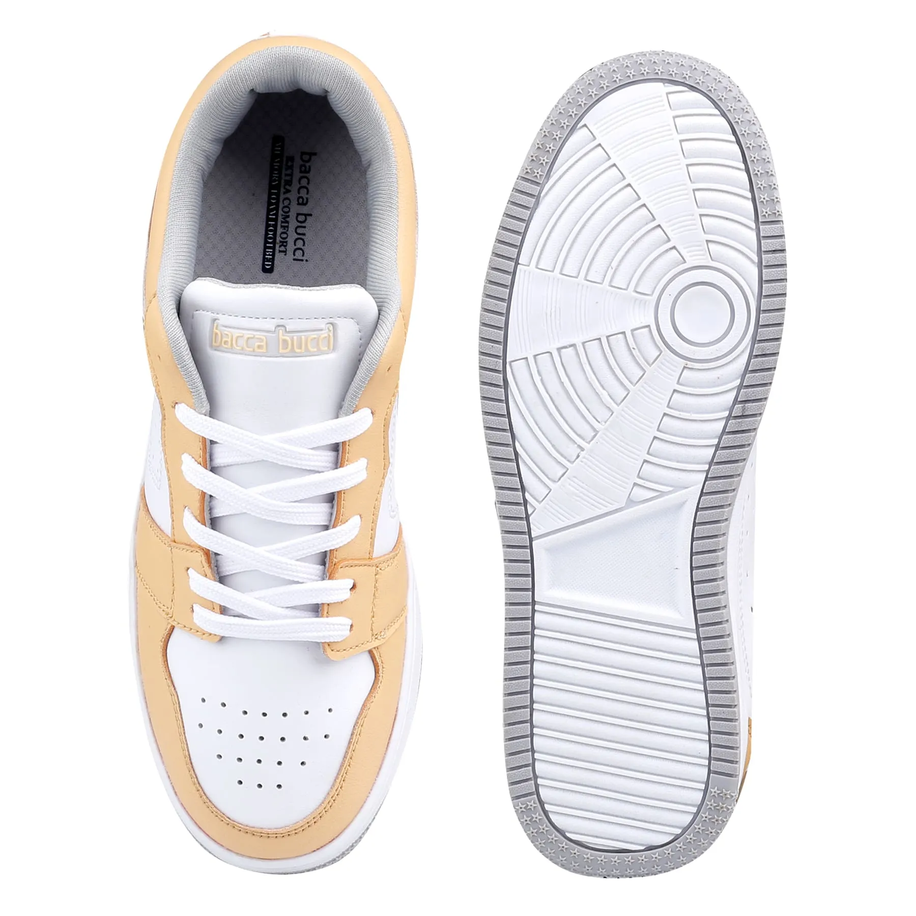 Bacca Bucci SOPHIA Sneakers Basses à Semelle Plate pour Femmes