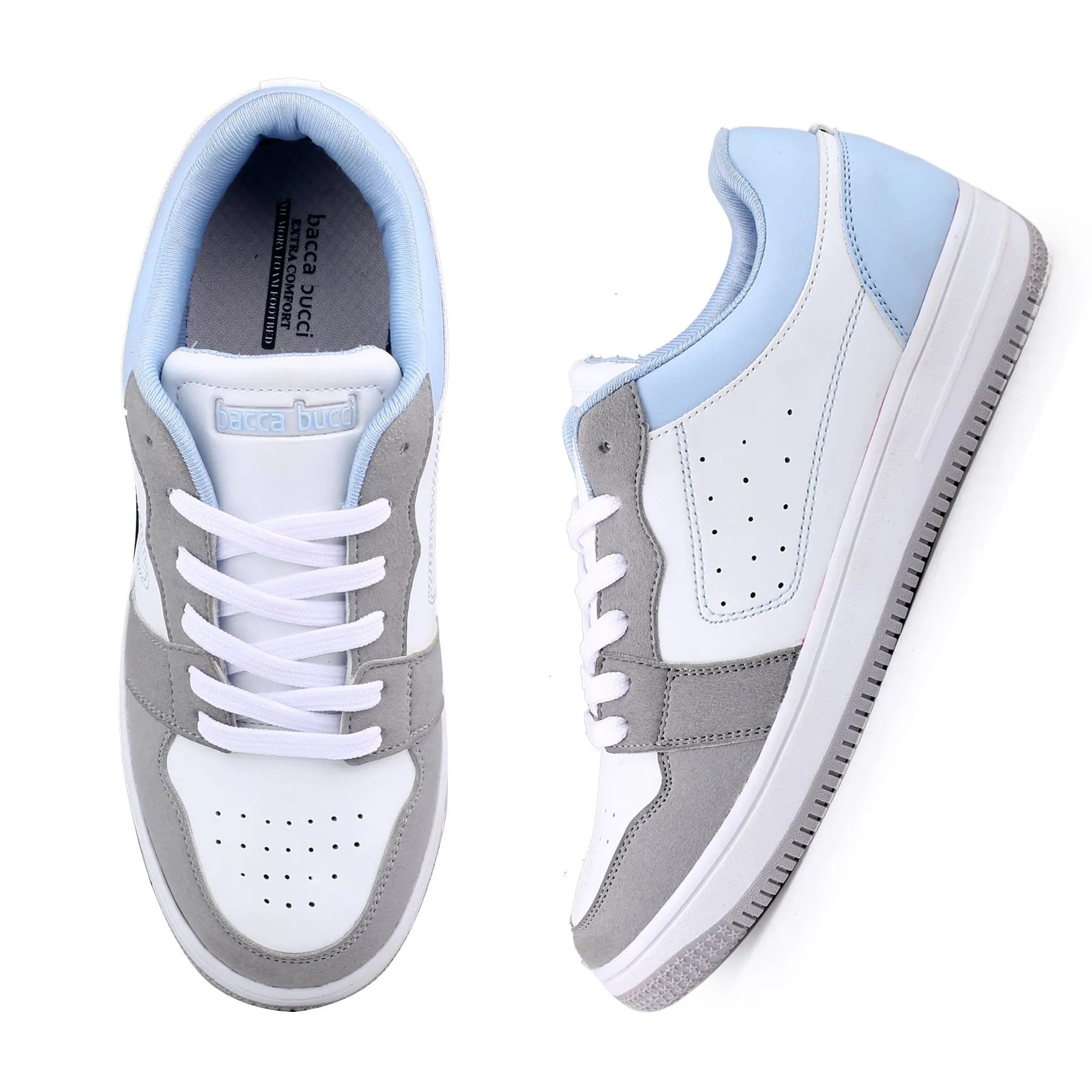 Bacca Bucci SOPHIA Sneakers Basses à Semelle Plate pour Femmes