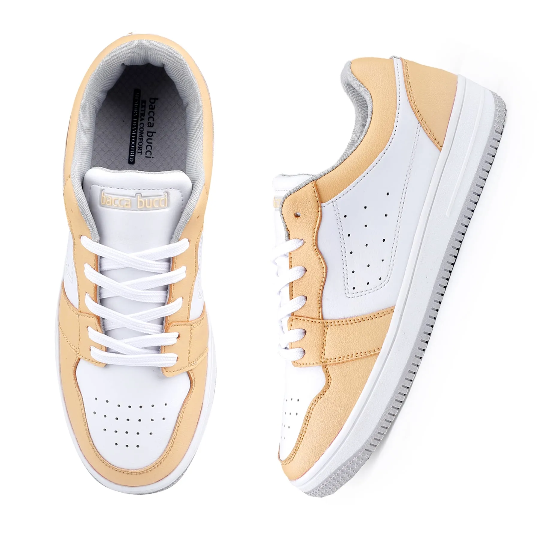 Bacca Bucci SOPHIA Sneakers Basses à Semelle Plate pour Femmes