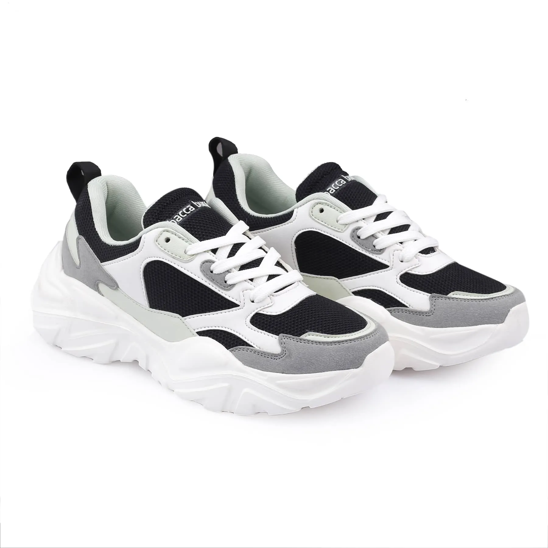 Bacca Bucci SPARK Chaussures de sport à plateforme basses en ColorBlock pour femmes | Sneakers streetwear volumineuses