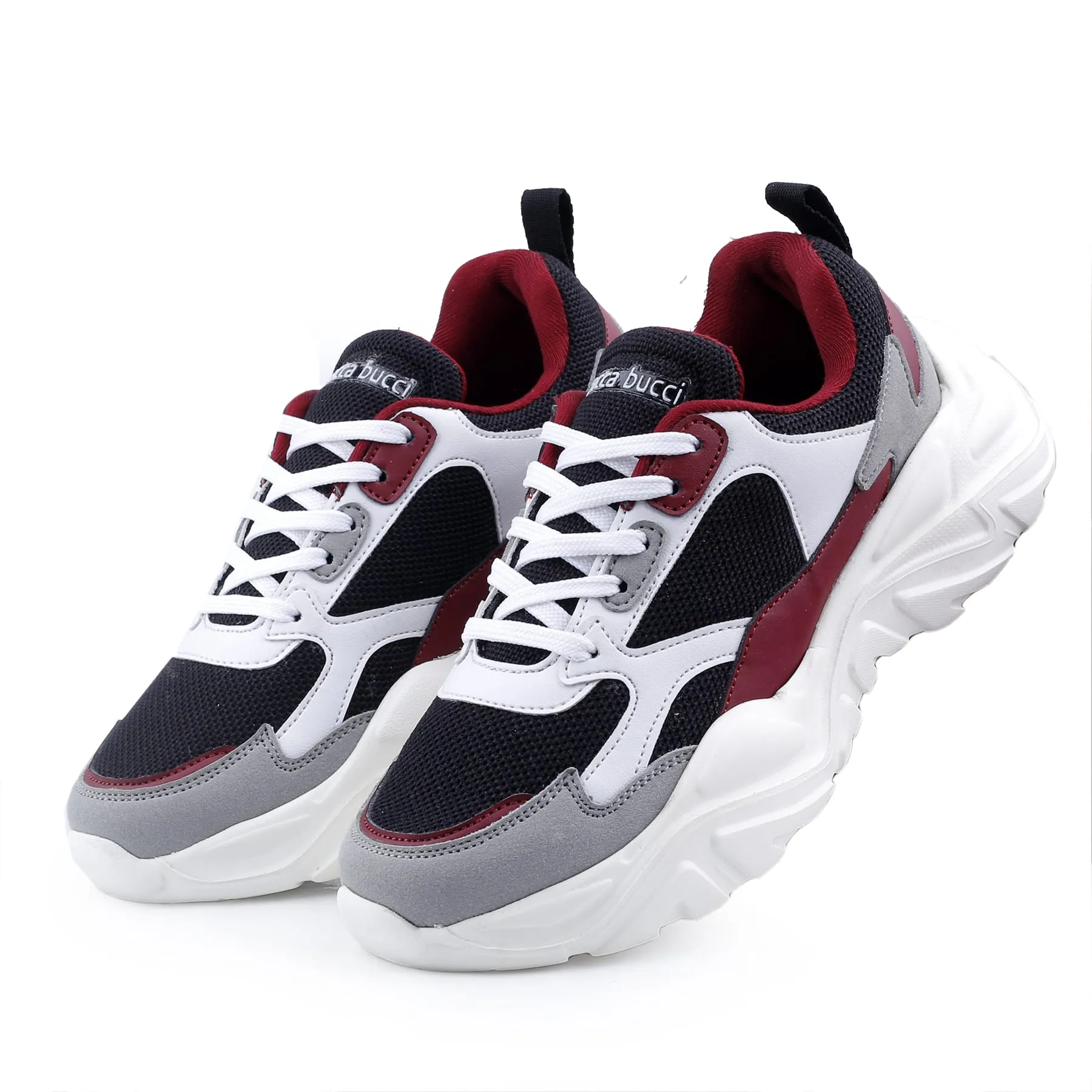 Bacca Bucci SPARK Chaussures de sport à plateforme basses en ColorBlock pour femmes | Sneakers streetwear volumineuses