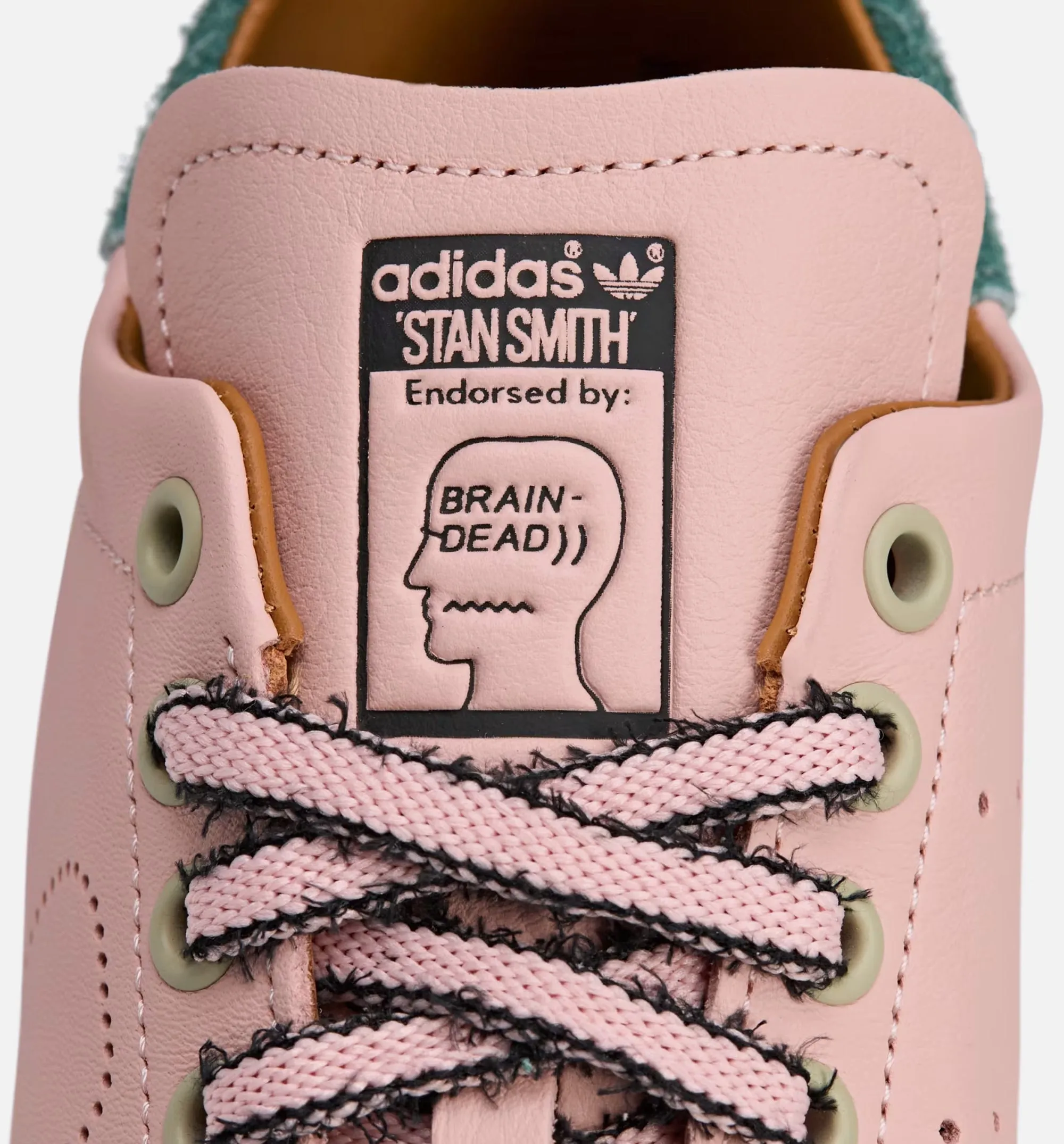 Chaussure de style de vie pour hommes Brain Dead x Stan Smith Vapour Pink - Rose/Noir/Blanc