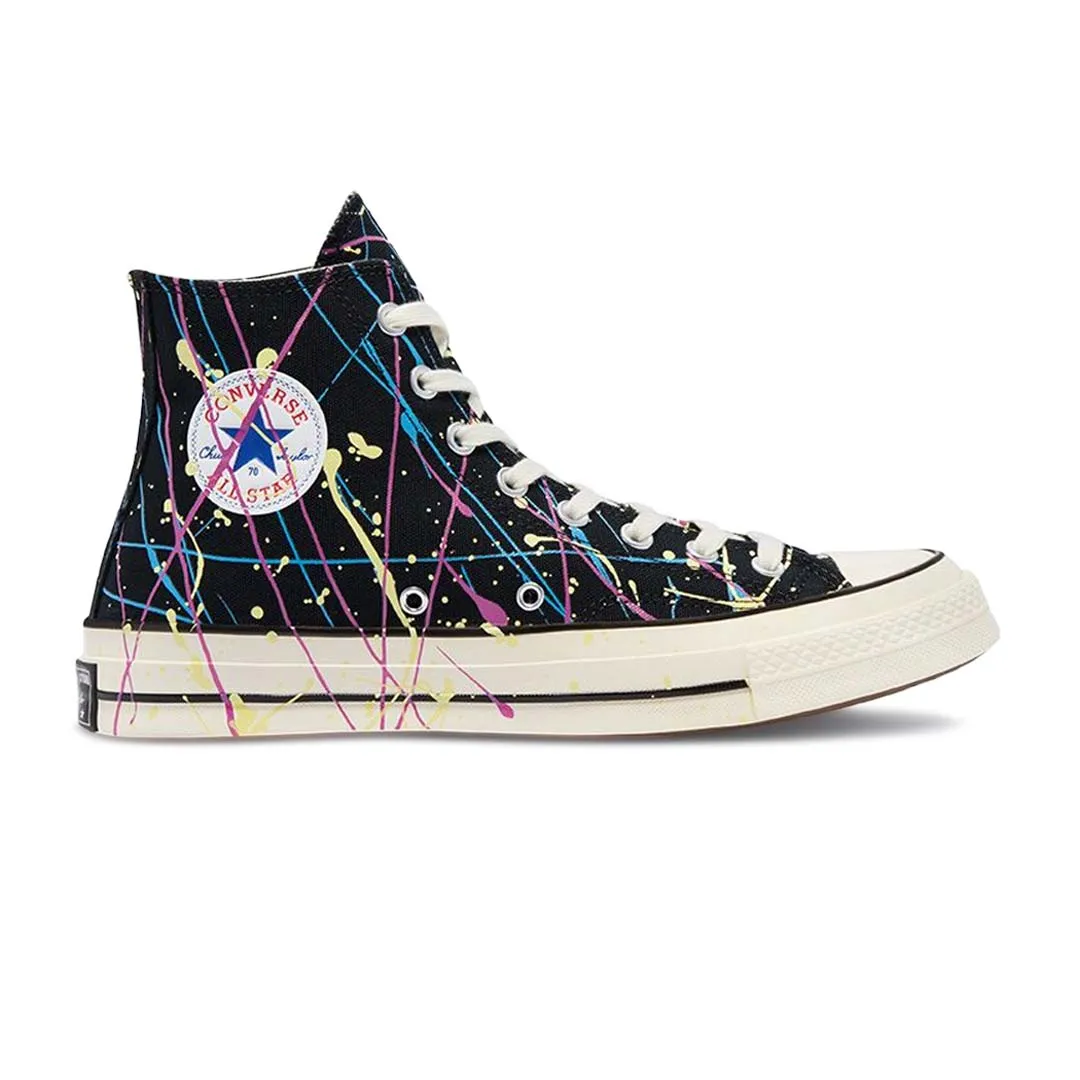 Converse - Chaussures unisexes Chuck 70 à tige haute avec éclaboussures de peinture des archives (170801C)