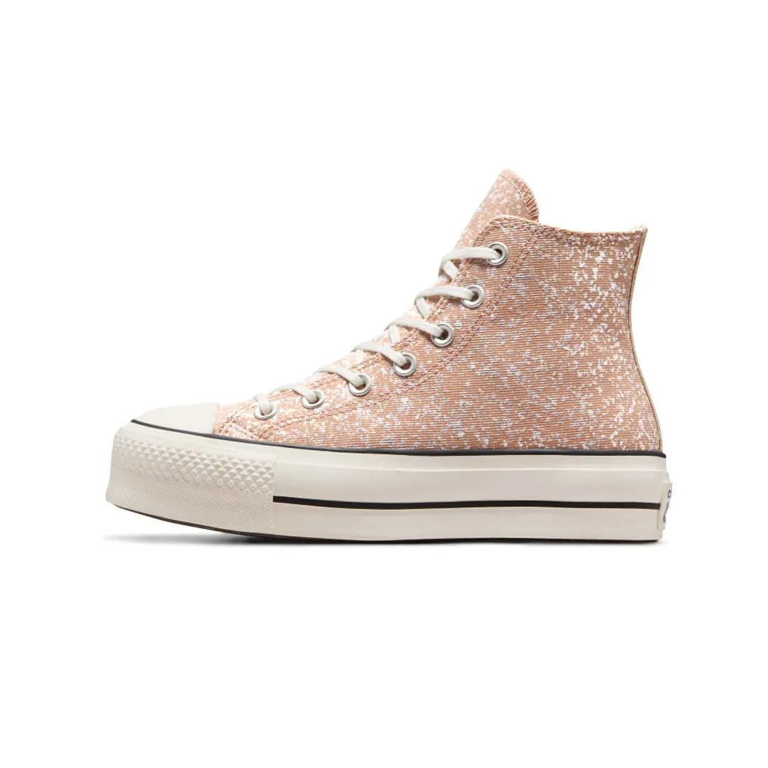 Converse - Chaussures montantes à plateforme pailletée Chuck Taylor All Star pour femme (A09422C)
