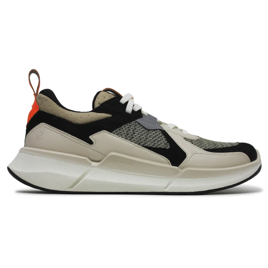 Ecco Biom 2.2 en cuir et textile, baskets basses pour hommes, chaussures Ecco