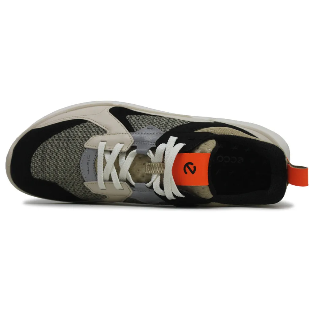 Ecco Biom 2.2 en cuir et textile, baskets basses pour hommes, chaussures Ecco