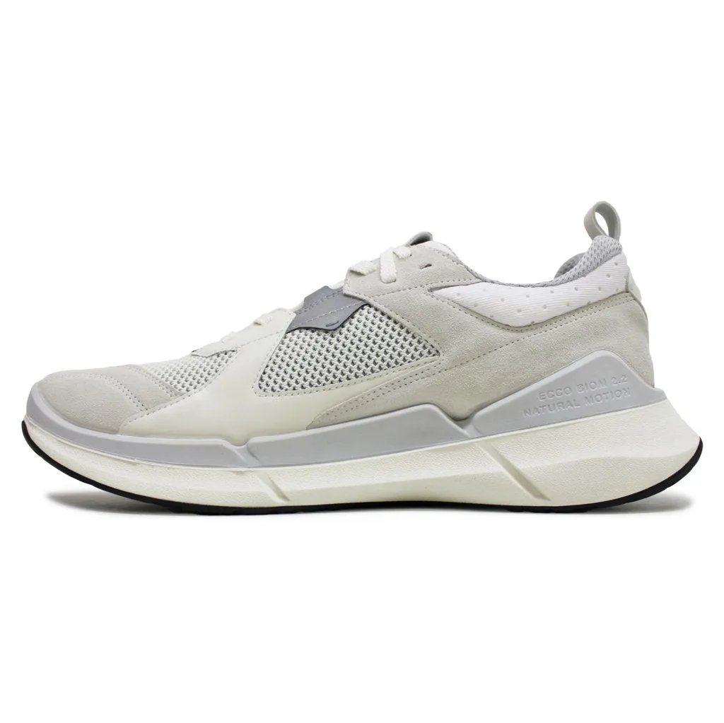 Ecco Biom 2.2 en cuir et textile, baskets basses pour hommes, chaussures Ecco