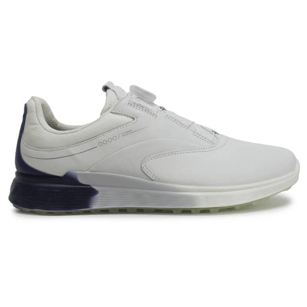 Ecco Golf S Three 102954 Chaussures Basses en Cuir pour Homme