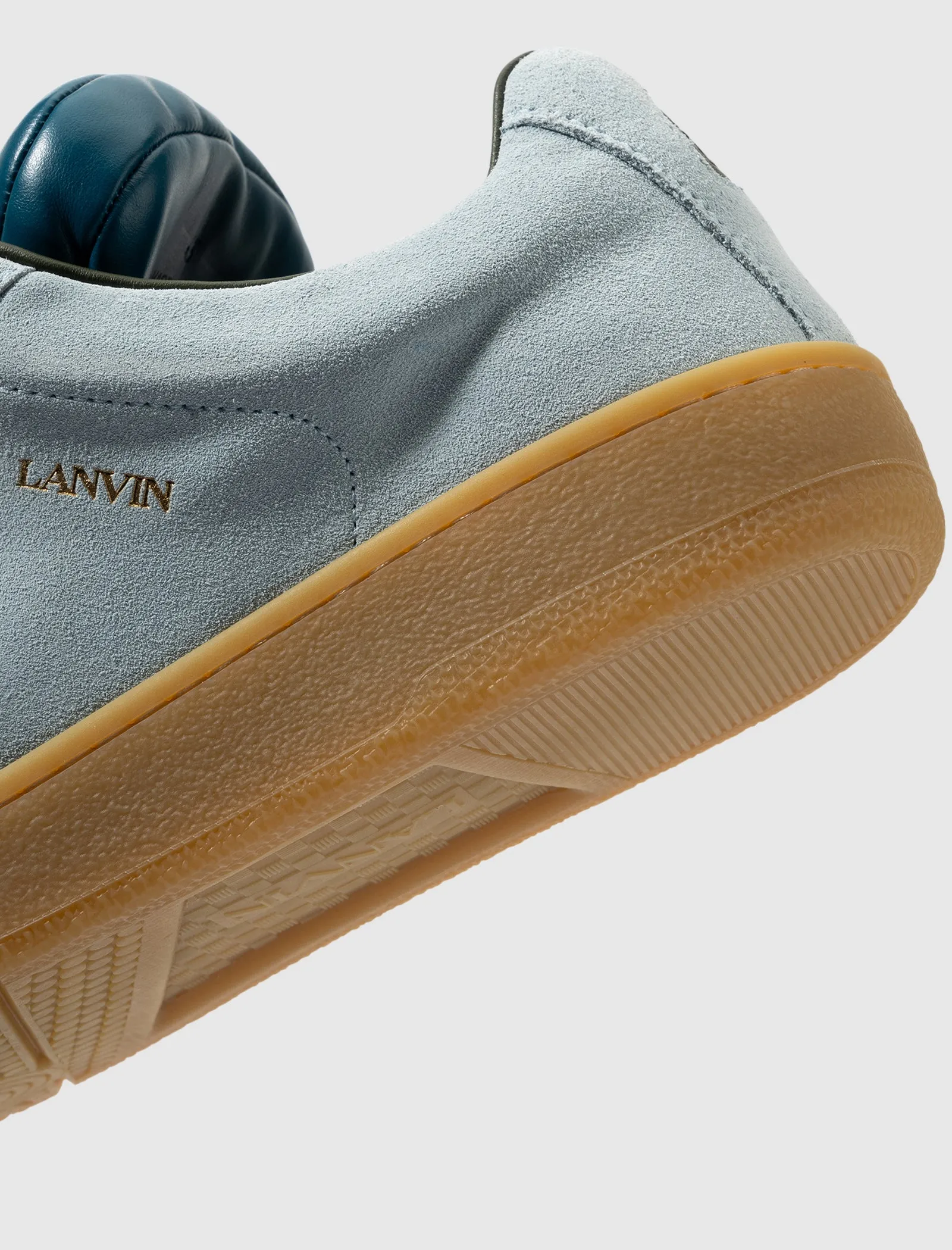 FUTURE X HYPER CURB SNEAKERS EN CUIR ET DAIM (BLEU/BLEU FONCÉ)