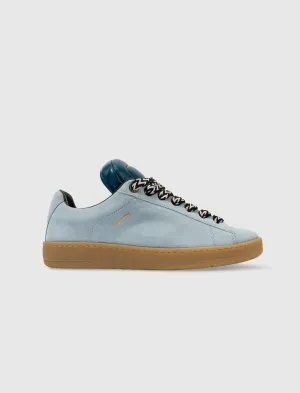 FUTURE X HYPER CURB SNEAKERS EN CUIR ET DAIM (BLEU/BLEU FONCÉ)