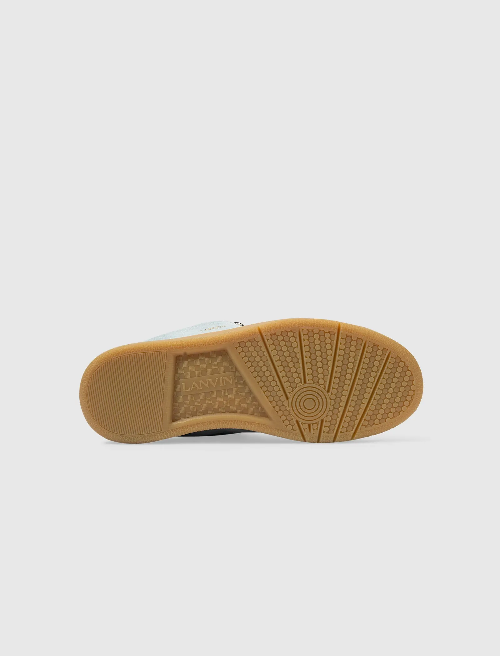 FUTURE X HYPER CURB SNEAKERS EN CUIR ET DAIM (BLEU/BLEU FONCÉ)