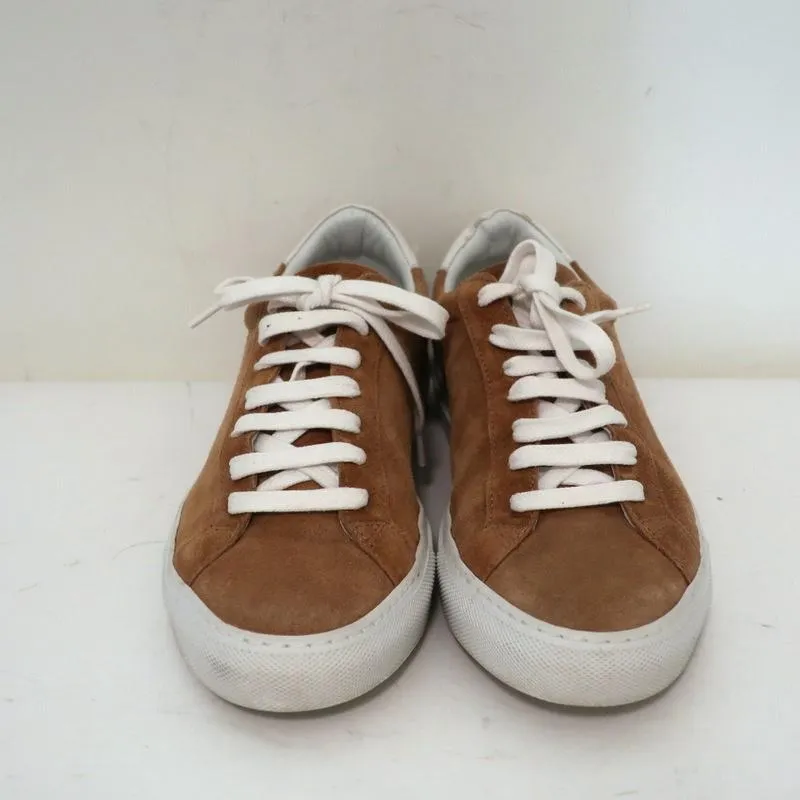 Givenchy Urban Knots Basket Basse Suède Marron & Cuir Blanc Taille 37.5