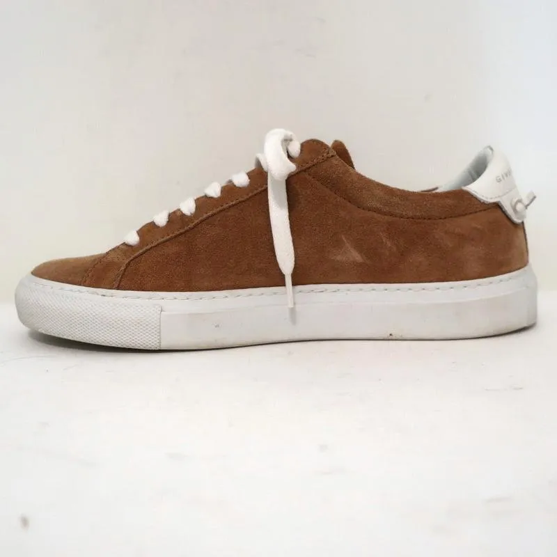 Givenchy Urban Knots Basket Basse Suède Marron & Cuir Blanc Taille 37.5