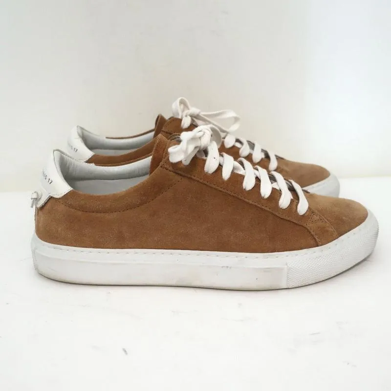 Givenchy Urban Knots Basket Basse Suède Marron & Cuir Blanc Taille 37.5