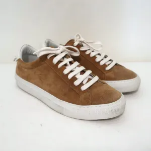 Givenchy Urban Knots Basket Basse Suède Marron & Cuir Blanc Taille 37.5