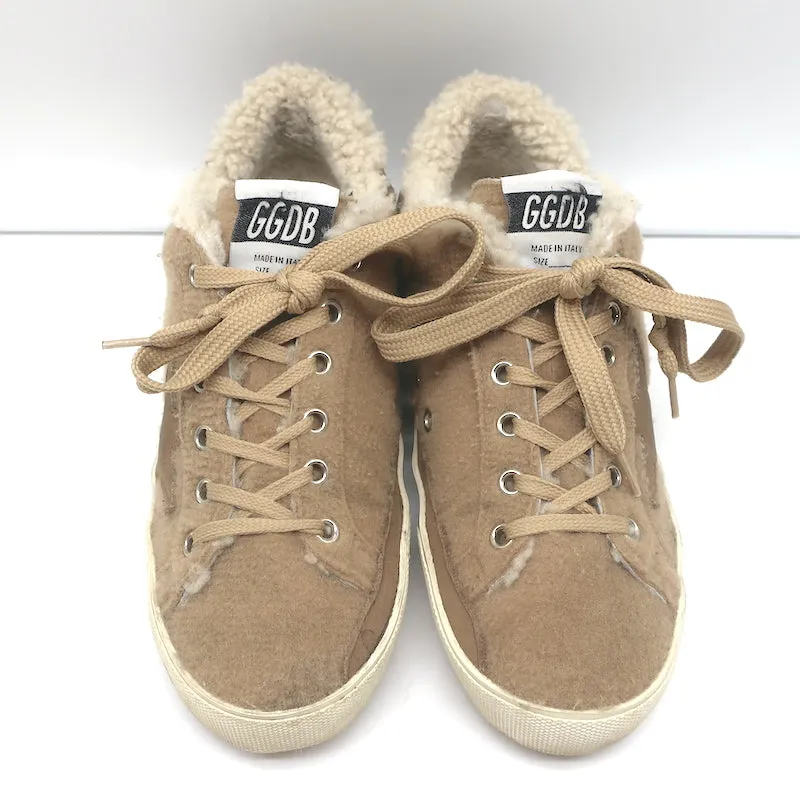 Golden Goose Superstar Sneakers Basses en Daim Beige Taille 36