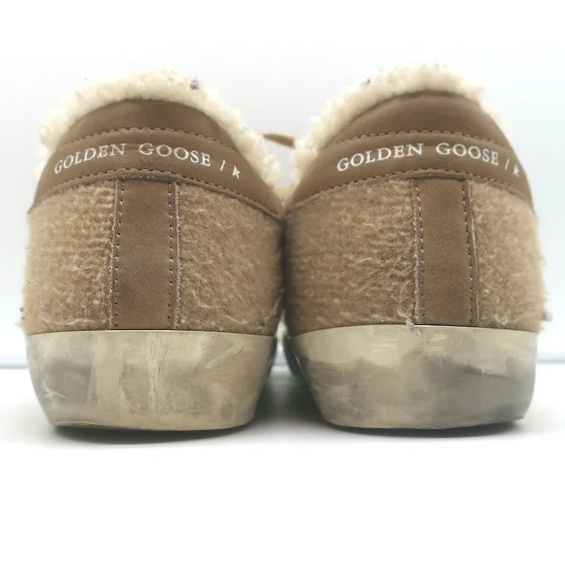 Golden Goose Superstar Sneakers Basses en Daim Beige Taille 36