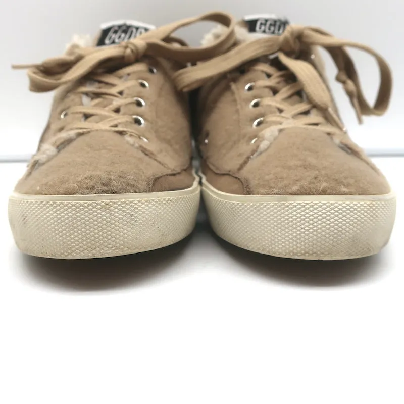 Golden Goose Superstar Sneakers Basses en Daim Beige Taille 36