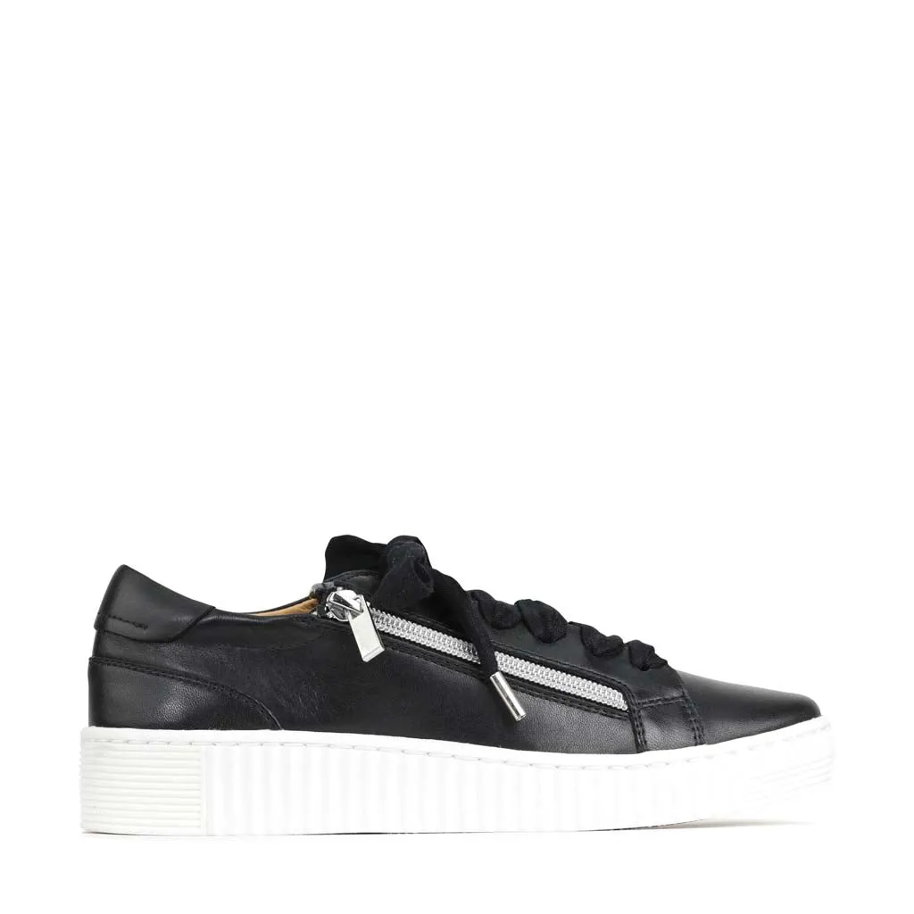 SNEAKERS PLATEFORME EN CUIR JODIE