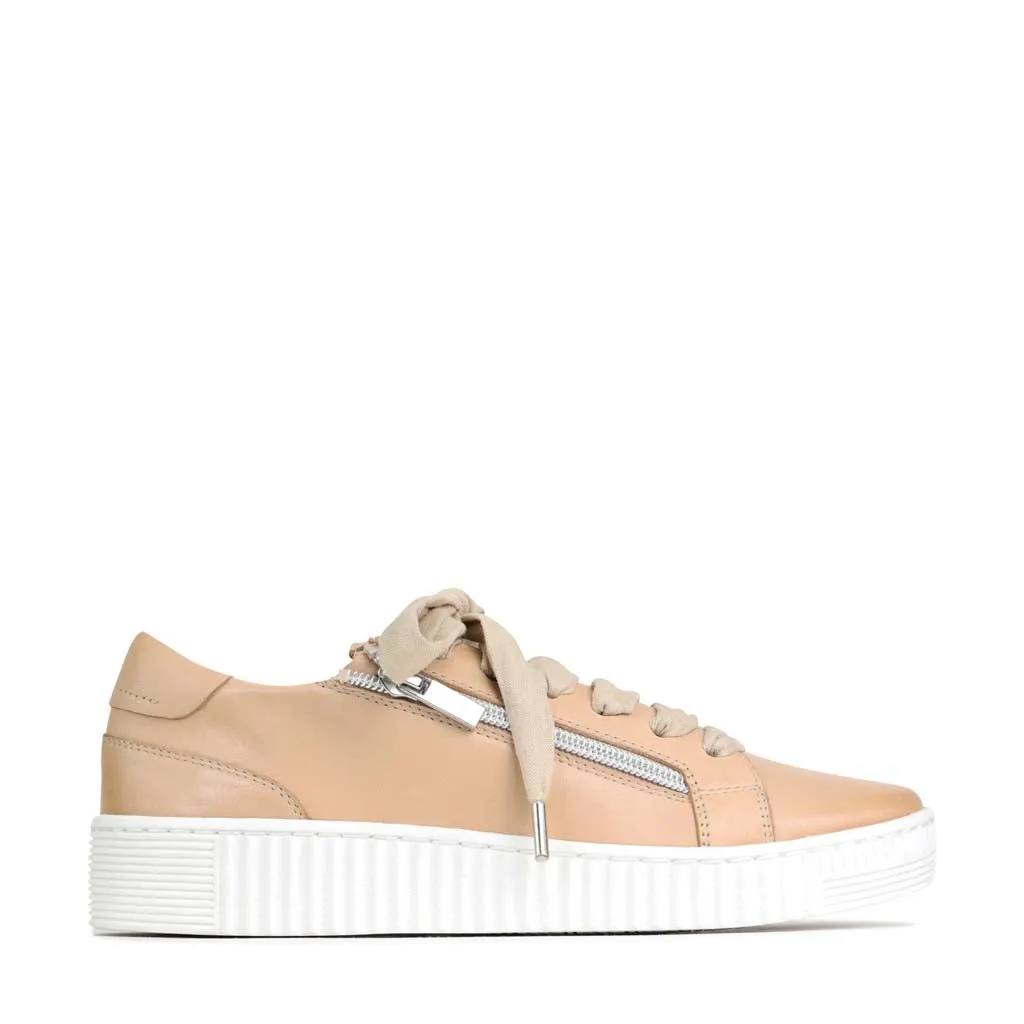 SNEAKERS PLATEFORME EN CUIR JODIE