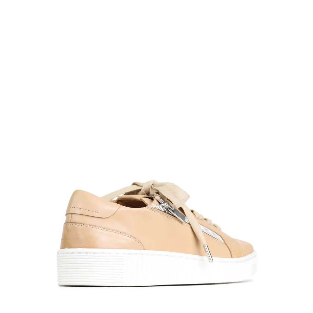 SNEAKERS PLATEFORME EN CUIR JODIE