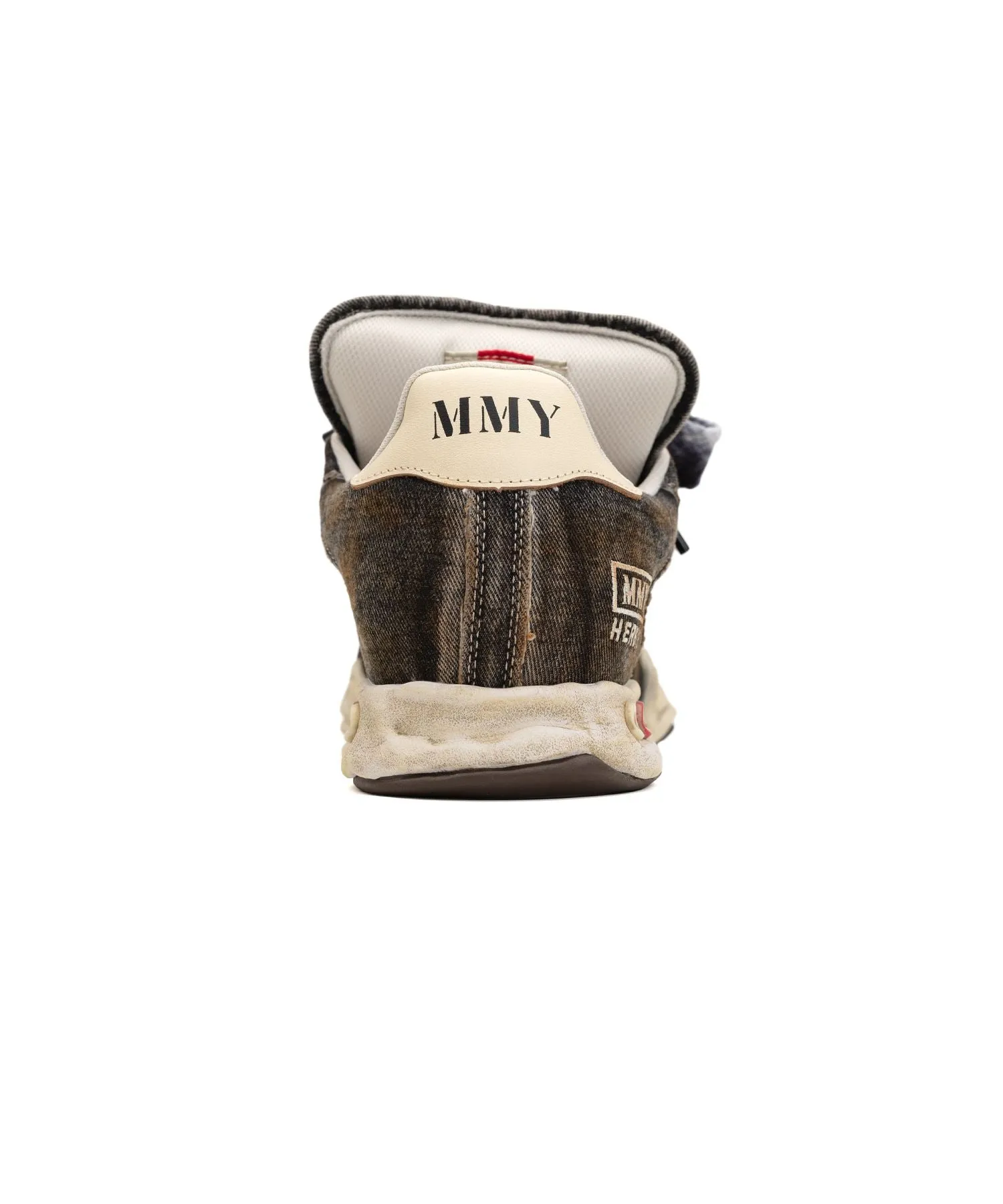 Maison Mihara Yasuhiro HERBIE / basket basse à semelle originale gonflable en toile - Noir
