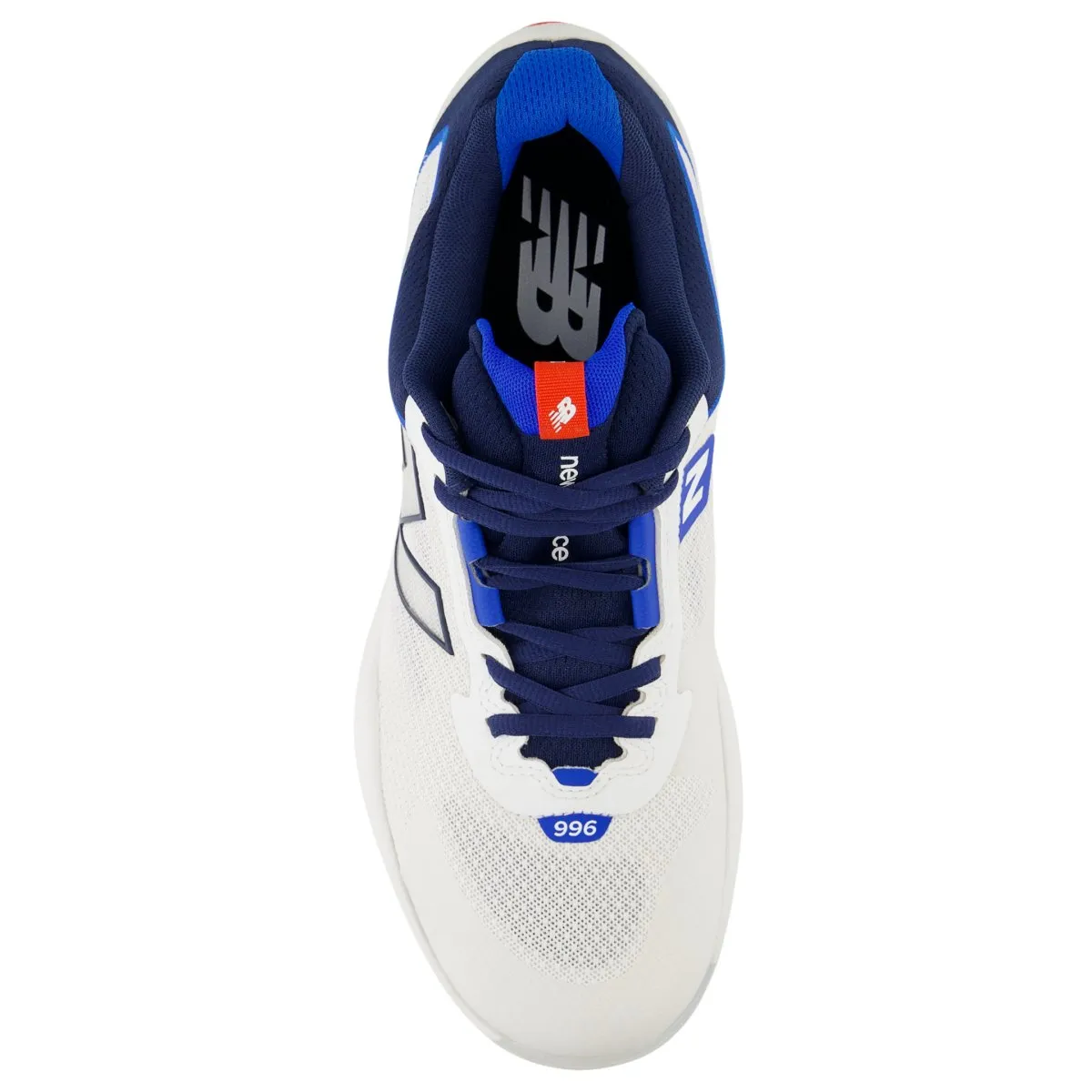 New Balance Chaussures Homme FuelCell 996v6 Pickleball MCH996PI Blanc/Équipe Marine